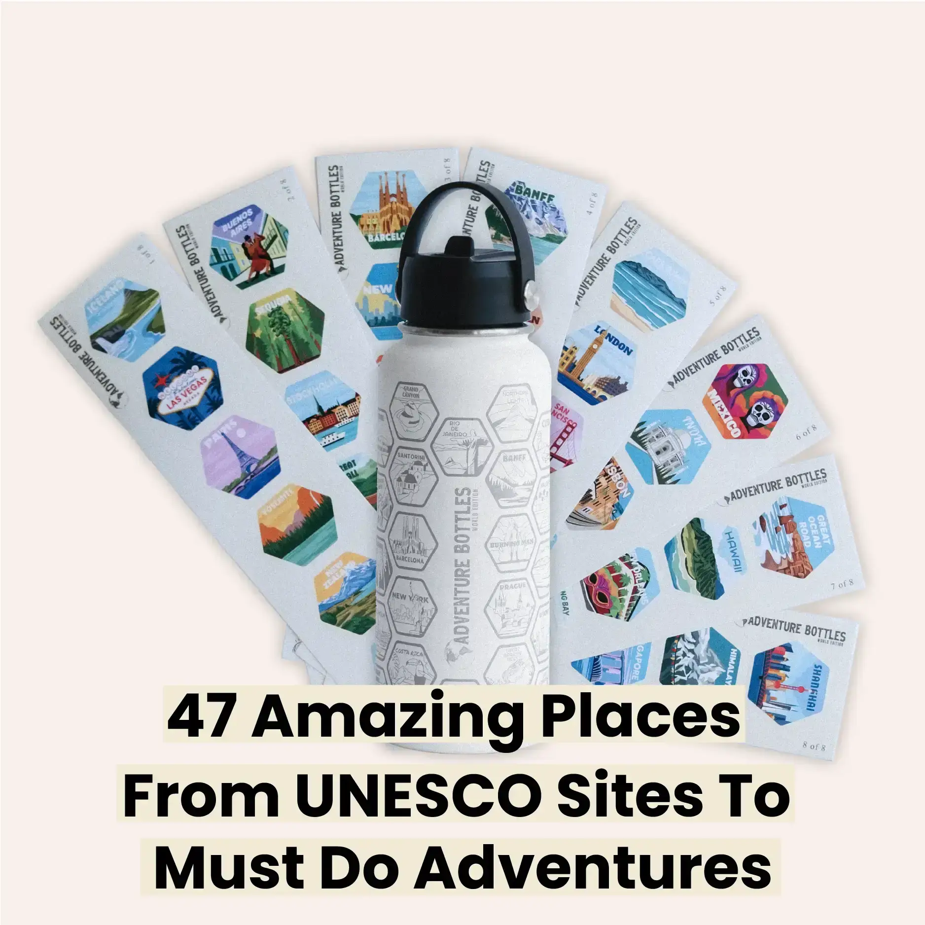 Bucketlist Map Towel & Bottle Bundle - Image 9
