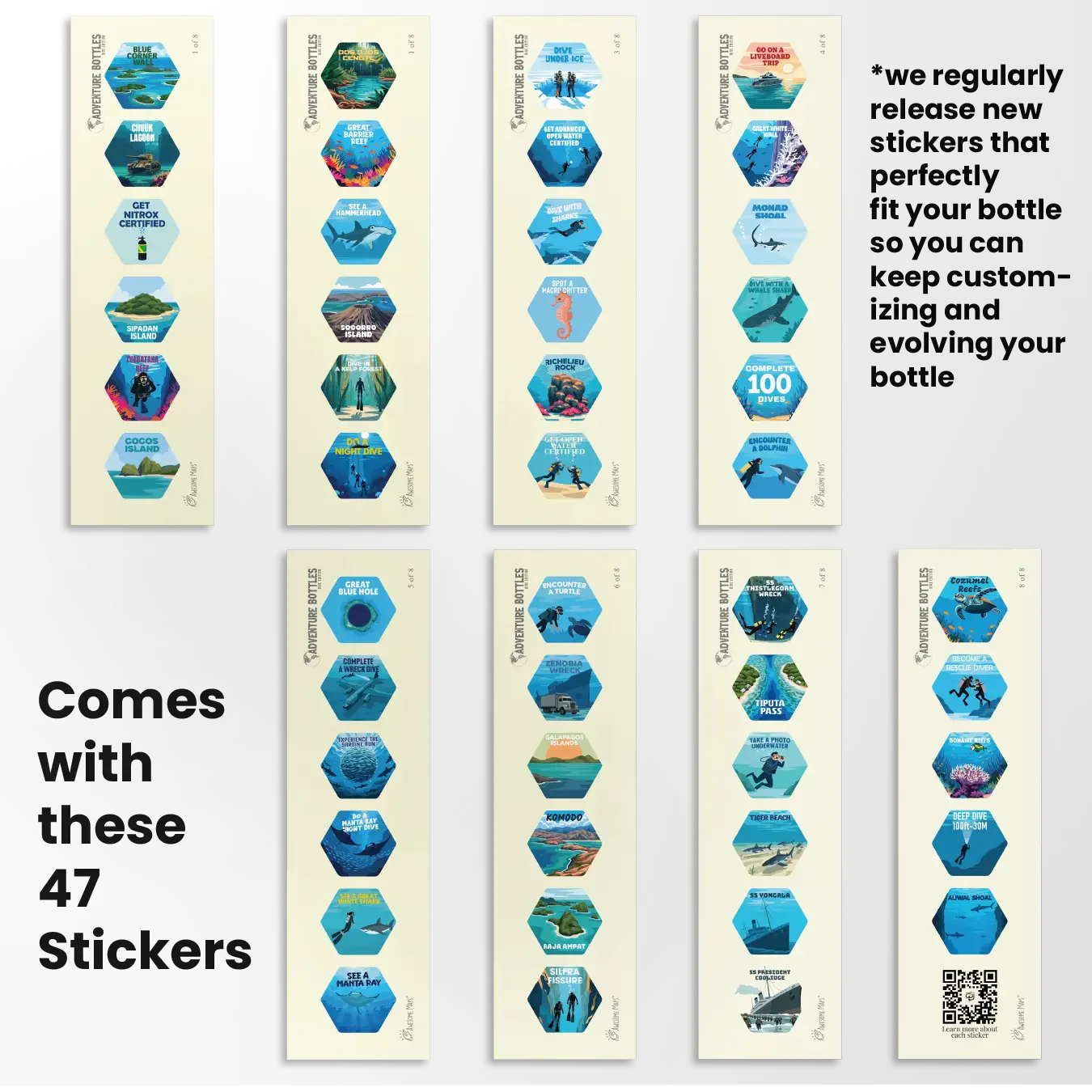 Dive Adventure Bottle + Stickers - Image 4
