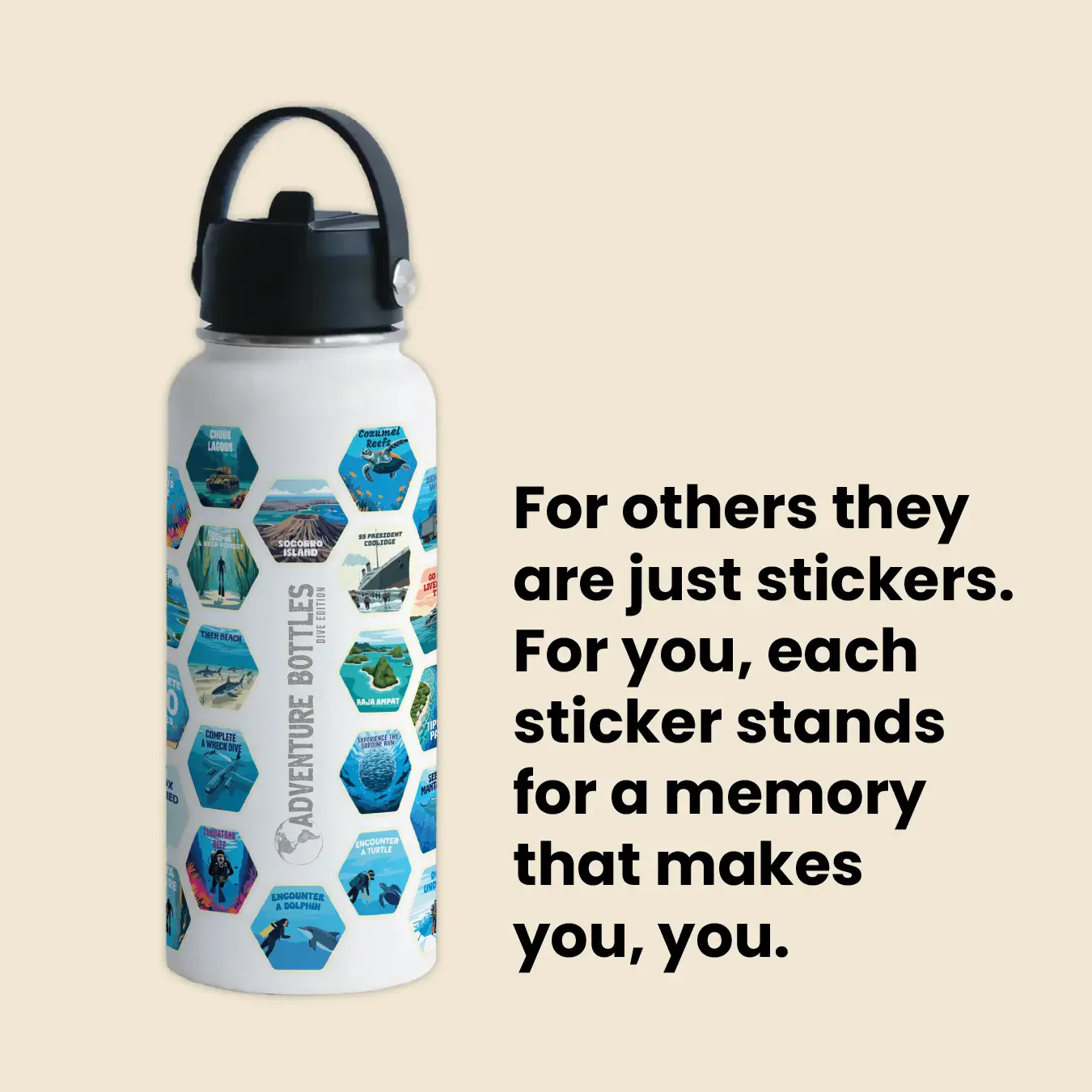 Dive Adventure Bottle + Stickers - Image 6