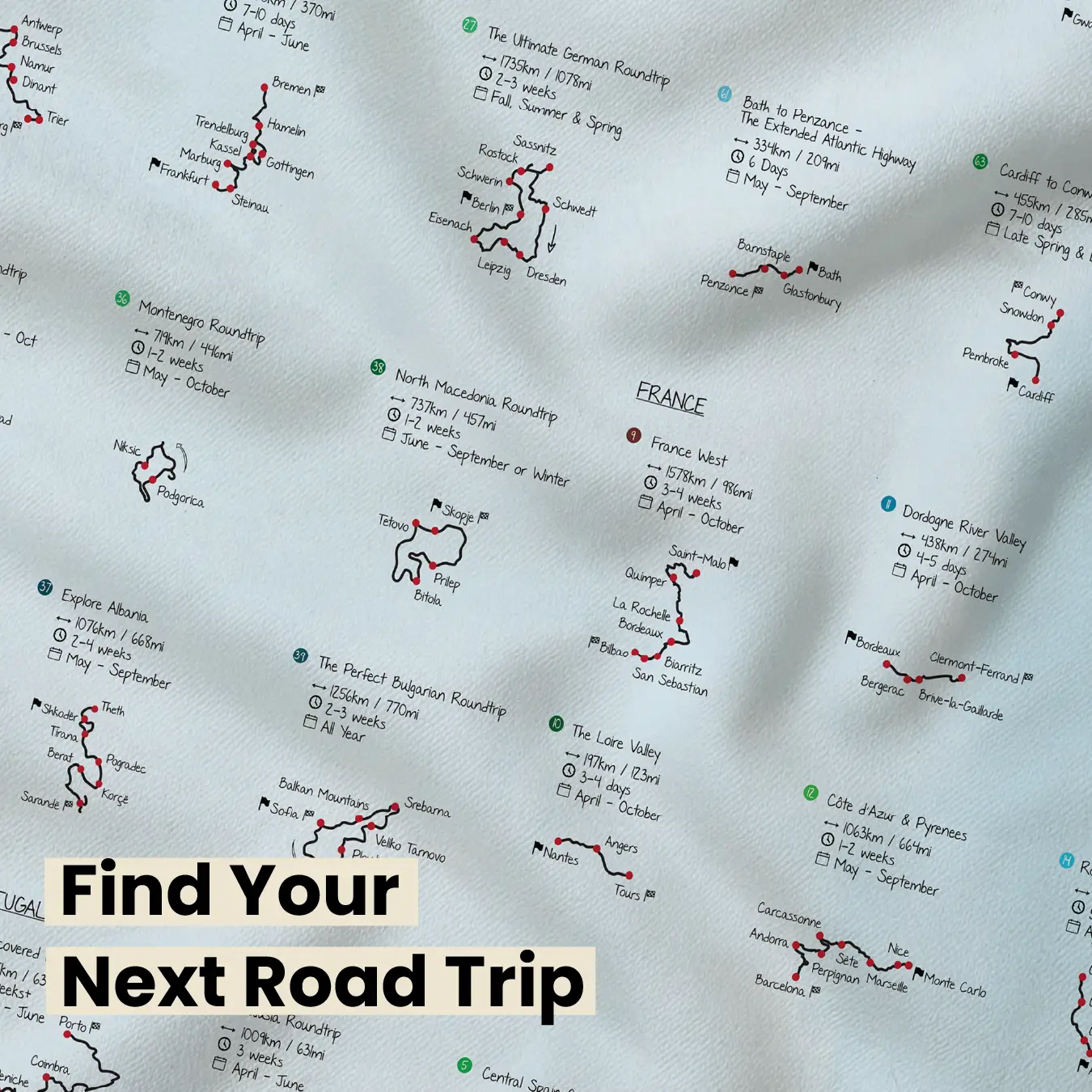 Road Trip Map - Image 4